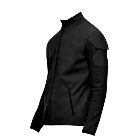 Cavalleria Toscana Tech Knit and Jersey Knit Jacket - Mens