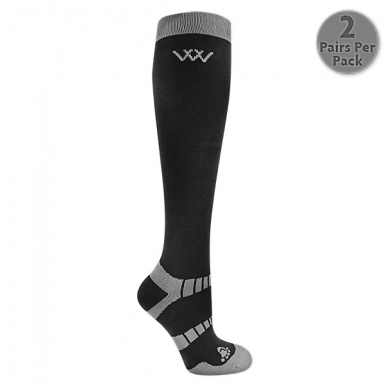 Woof Wear Winter Riding Socks- Black