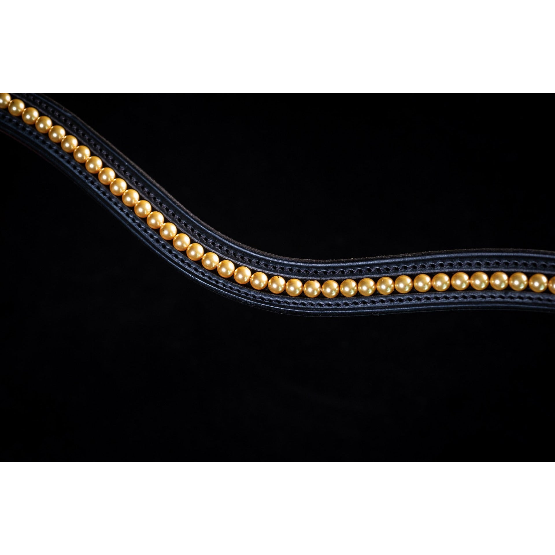 Fairfax Bright Gold Pearl Browband