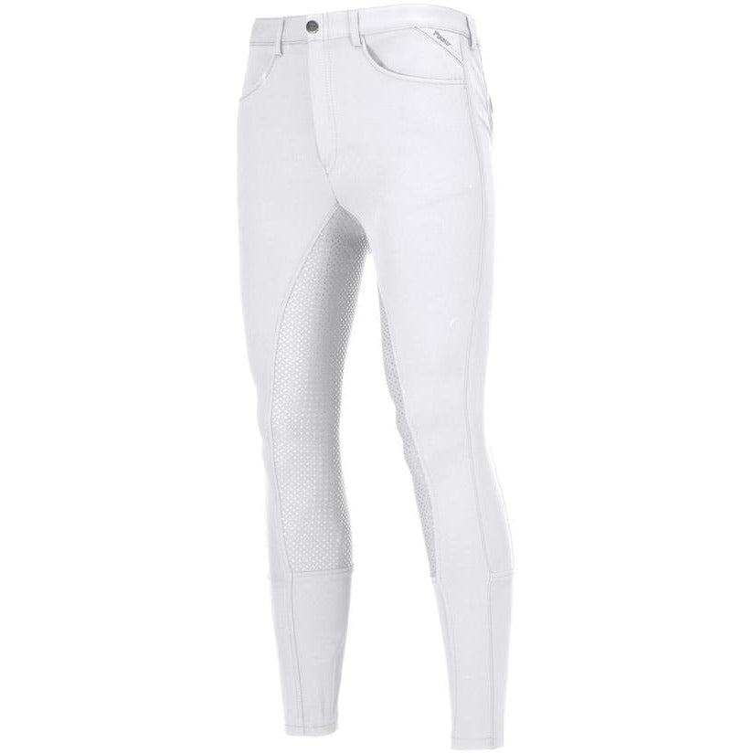 Pikeur Mens Competition White Navaro Grip Full Seat - 147106